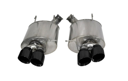Corsa 2013-2014 Ford Mustang Shelby GT500 5.8L V8 Black Sport Axle-Back Exhaust