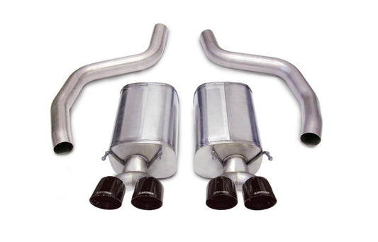 Corsa 2006-2013 Chevrolet Corvette C6 Z06 7.0L V8 Black Sport Axle-Back Exhaust
