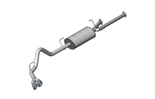 Corsa 2011-2021 Toyota Tundra Double Cab/Crew Max 5.7L V8 Polished Sport Cat-Back Exhaust