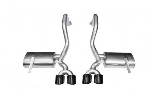 Corsa 1997-2004 Chevrolet Corvette C5 Z06 5.7L V8 Black Xtreme Axle-Back Exhaust