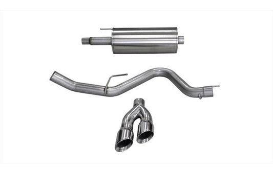 Corsa 15-20 Ford F-150 5.0L V8 (Super Crew Cab) Polished Sport Single Side Dual 4in Tips CB Exhaust