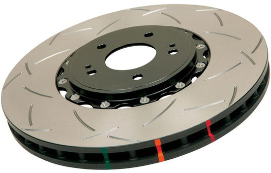 DBA 06-14 Mazdaspeed 3 Front Slotted 5000 Series 2 Piece Rotor Assembled w/ Black Hat