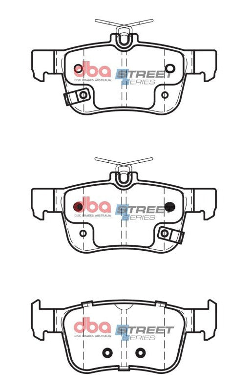 DBA 16-22 Honda Civic Si Rear Street Series Brake Pads