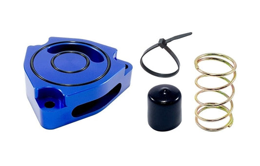 Torque Solution Blow Off BOV Sound Plate (Blue) 14+ Kia Forte Koup Turbo