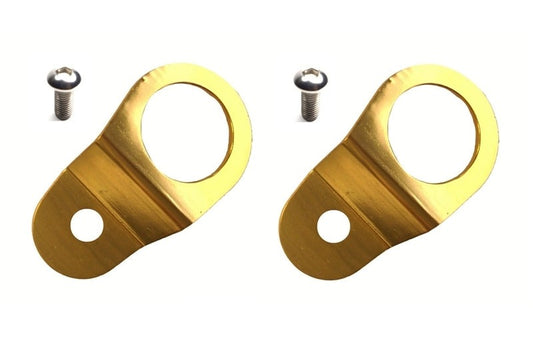 Torque Solution Radiator Mount Combo (Gold) : Mitsubishi Evolution 7/8/9