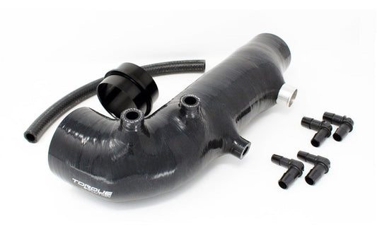 Torque Solution Turbo Inlet Hose Black: 2002-2007 Subaru WRX / 2004-2018 STI / 2005-2009 Legacy GT / 2004-2013 FTX