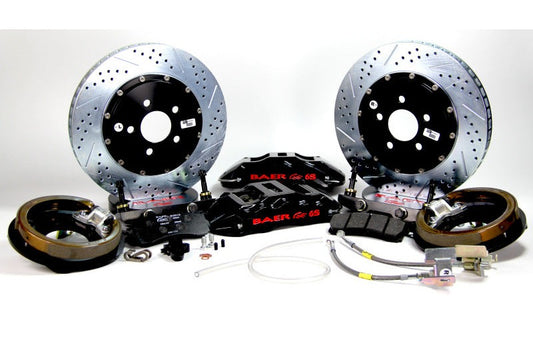 Baer Brakes 60-86 Chevrolet C10 Pickup 15in Extreme+ Rear Brake Kit-Black- — 6 Lug (6x5.5"BC)