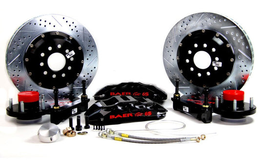Baer Brakes 65-66 Ford Mustang 14in Extreme+ Front Brake Kit-Black-