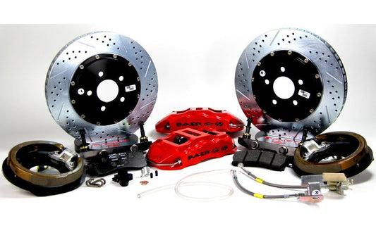 Baer Brakes 60-86 Chevrolet C10 Pickup 14in Extreme+ Rear SDZ Brake Kit - Grabber Blue — 5 Lug (5x5"BC)