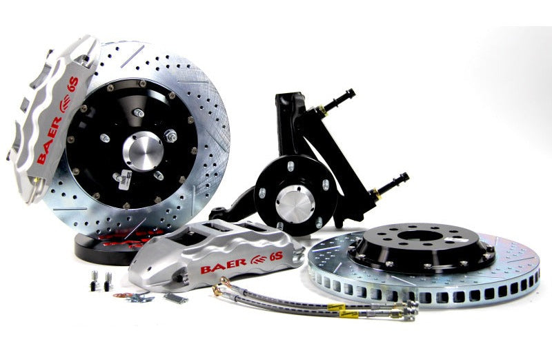 Baer Brakes 94-96 Chevrolet Impala 14in Extreme+ Front Brake Kit-Silver-