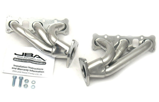 JBA 04-15 Nissan 4.0L V6 1-5/8in Primary Silver Ctd Cat4Ward Header
