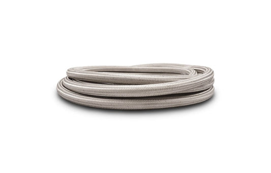 Vibrant SS Braided Flex Hose -10 AN 0.56in ID (50 foot roll)