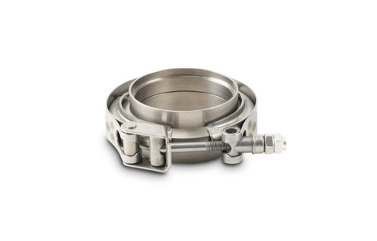Vibrant Titanium V-Band Flange Assembly for 4in OD Tubing