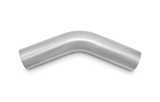 Vibrant 1in OD T304 SS 45 Deg Mandrel Bend 5in Leg Length