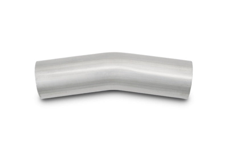 Vibrant 3.5in OD T304 SS 15 Deg Mandrel Bend 5in Leg Length