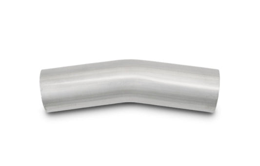 Vibrant 4in OD T304 SS 15 Deg Mandrel Bend 5in Leg Length