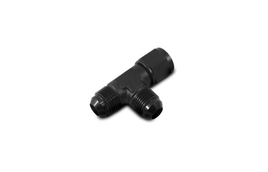 Vibrant -12AN Tee Fitting with Female -12AN Swivel