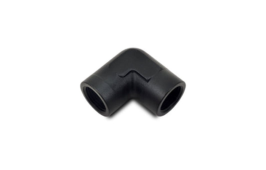 Vibrant 3/8in NPT 90 Degree Female Pipe Coupler Fitting