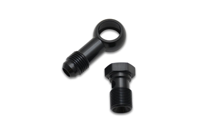 Vibrant Single -6AN 9/16-20 Aluminum Male Banjo Adapter Assembly