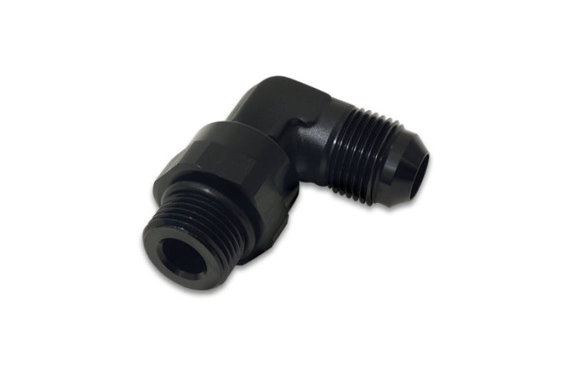 Vibrant -10AN Male Flare to Male -10AN ORB Swivel 90 Degree Adapter Fitting