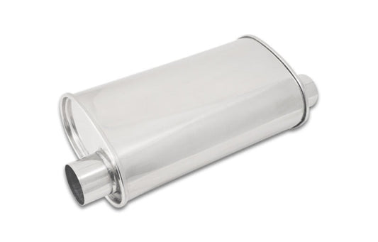 Vibrant StreetPower Oval Muffler 5in x 9in x 15in - 2.5in inlet/outlet