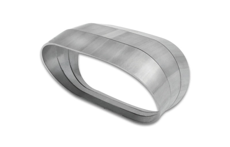 Vibrant Vertical 304 SS Oval Pie Cuts 4.0in OD Tight 45 Degree Elbow