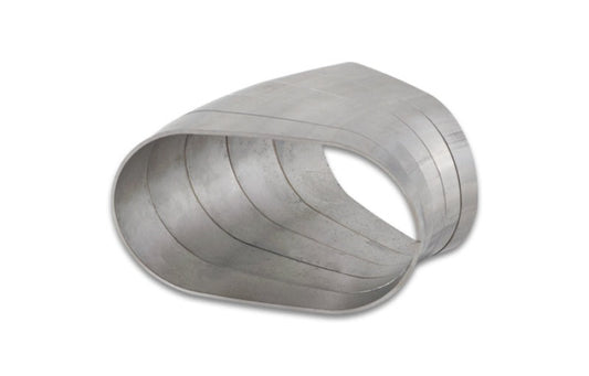 Vibrant Horizontal 304 SS Nominal 3 in. Oval/3.75 in. Centerline Radius, 9