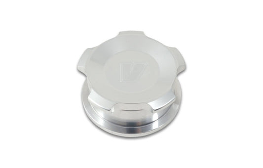 Vibrant 1.5in OD Aluminum Weld Bungs w/Polished Aluminum Threaded Cap