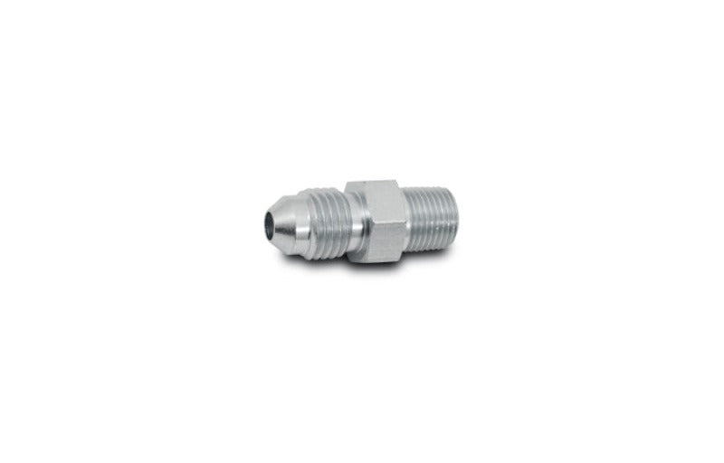 Vibrant -4AN to 1/8in NPT Straight Adapter Fitting - Steel