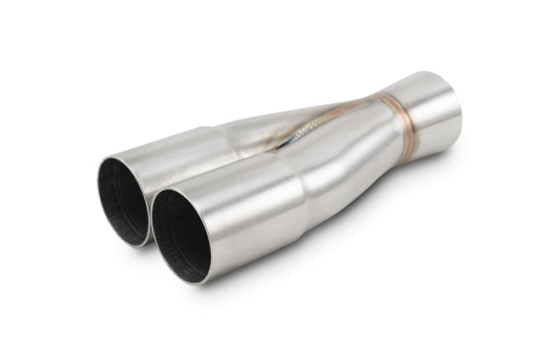Vibrant 2-1 SS Merge Collectors (1-1/2in Inlet Slipover ID 1-3/4in Outlet OD)
