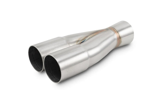 Vibrant 2-1 SS Merge Collectors (1-1/2in Inlet Slipover ID 1-3/4in Outlet OD)