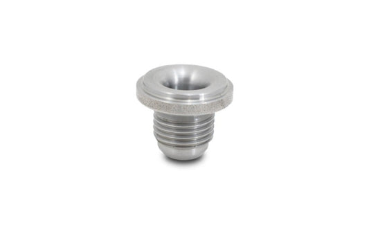 Vibrant -10 AN Male Weld Bung (1-1/8in Flange OD) - Mild Steel