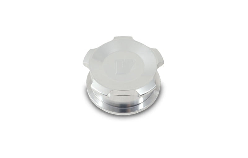 Vibrant 2in OD Aluminum Weld Bungs w/Polished Aluminum Threaded Cap