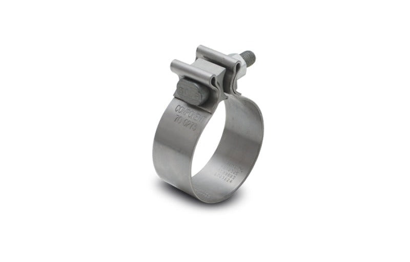 Vibrant SS Accuseal Exhaust Seal Clamp for 2.75in OD Tubing (1in wide band)