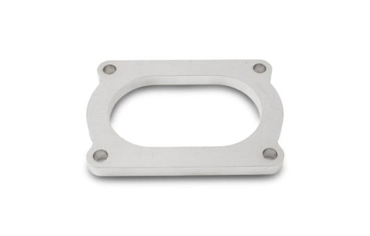 Vibrant T304 SS 4 Bolt Flange for 3in O.D. Oval tubing