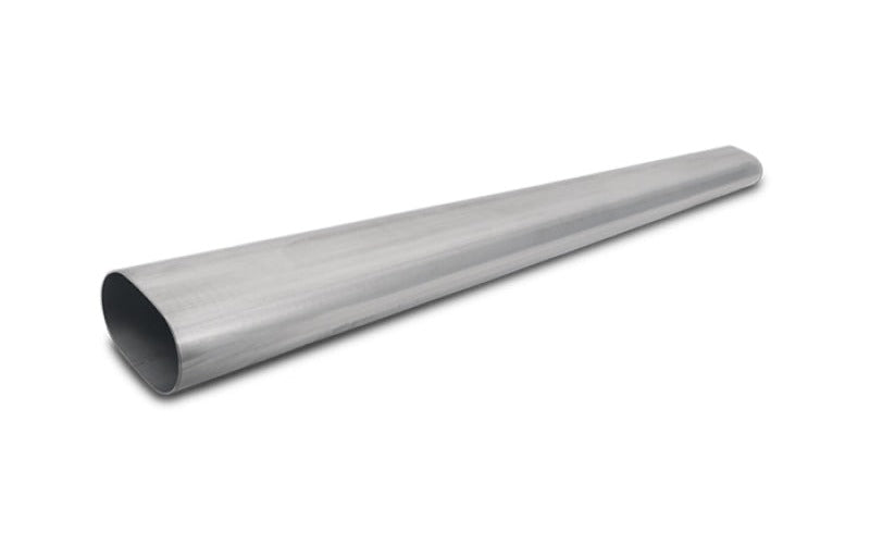 Vibrant 3.5in Oval (Nominal Size) T304 SS Straight Tubing (16 ga) - 5 foot