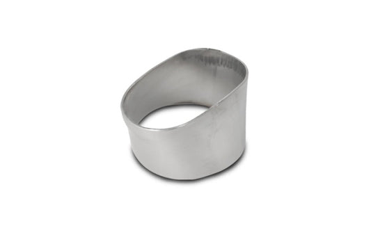 Vibrant 90mmx55mm Oval to 76mm Round Transition Adapter T304 SS