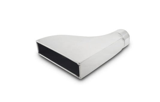Vibrant 7.75in x 1.875in Rectangular SS Exhaust Tip (Camaro Style) - with 2.5in