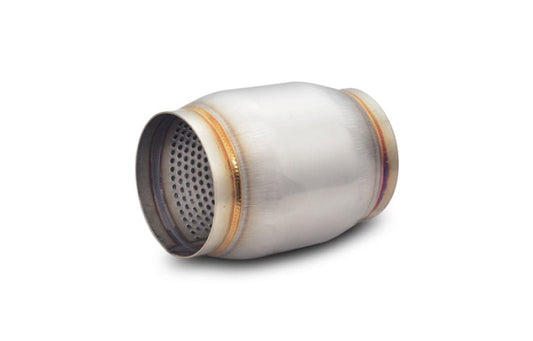 Vibrant SS Race Muffler 3.5in inlet/outlet x 5in long