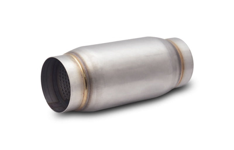 Vibrant SS Race Muffler 4in inlet/outlet x 9in long