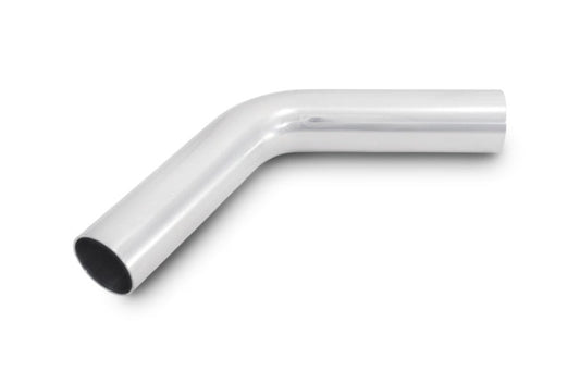 Vibrant 2.5in O.D. Universal Aluminum Tubing (60 degree Bend) - Polished