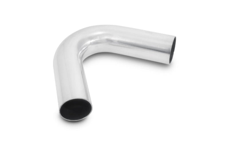 Vibrant 2.5in O.D. Universal Aluminum Tubing (120 degree Bend) - Polished