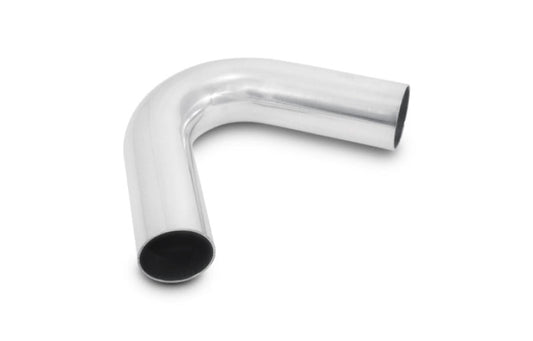 Vibrant 3.5in O.D. Universal Aluminum Tubing (120 degree Bend) - Polished