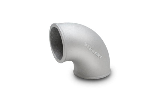 Vibrant 3in O.D. Cast Aluminum Elbow (90 degree Tight Radius)