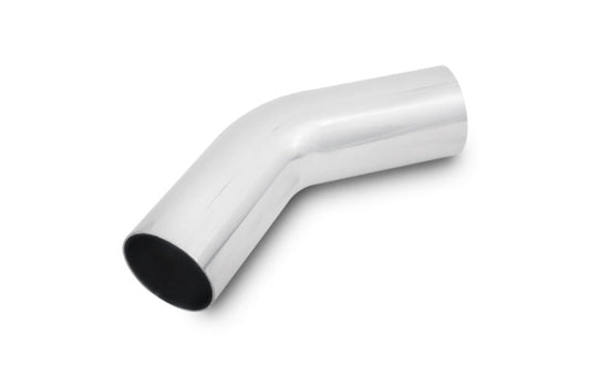 Vibrant 2.75in O.D. Universal Aluminum Tubing (45 degree bend) - Polished