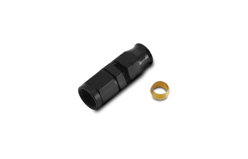 Vibrant -6AN Female to 5/16in Tube Adapter Fittings with Brass Olive Insert