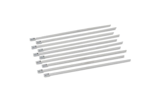 Vibrant Stainless Steel Cable Ties 14.5in Long (10 Cable Ties/Pack)
