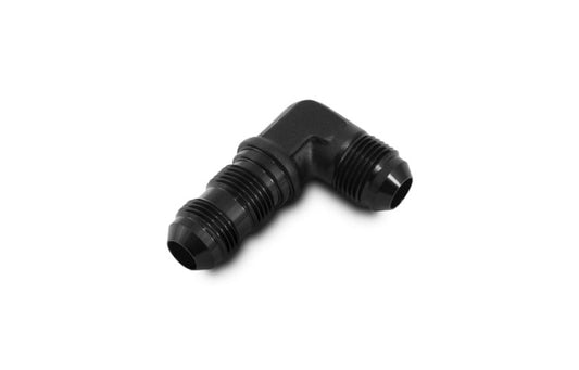 Vibrant -8AN Bulkhead Adapter 90 Degree Elbow Fitting - Anodized Black Only