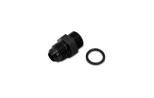 Vibrant -16AN Flare to AN Straight Cut Thread (1-1/6-12) w/O-Ring Adapter