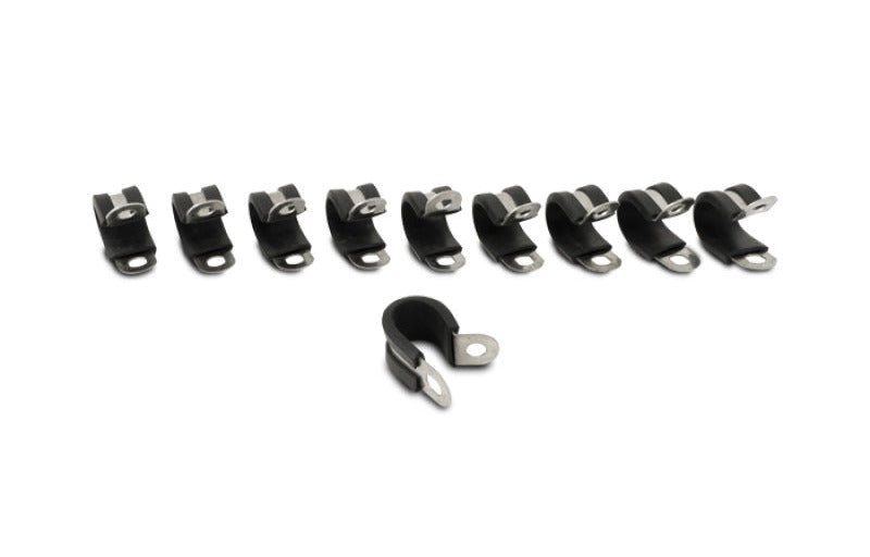 Vibrant Cushion Clamps for 1/2in (-8AN) Hose - Pack of 10